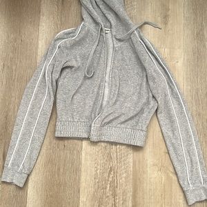 Garage cropped track suit jacket